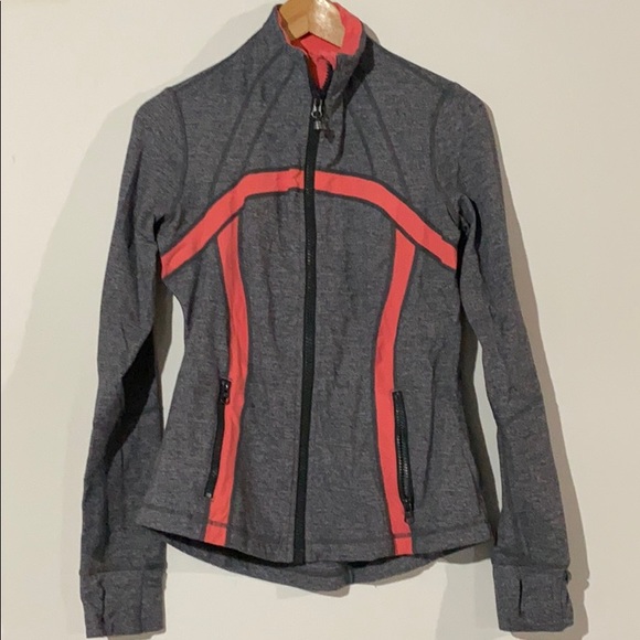 Lululemon define zip sweater in grey and pink - Picture 1 of 7